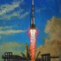 Soyuz - Oil on wood 10 x 8 Copyright 2012 Tim Malles (640x513)